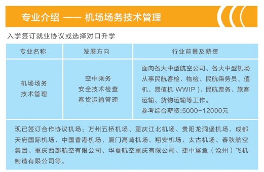 2024年重慶市萬州現(xiàn)代信息工程學(xué)校專業(yè)介紹6